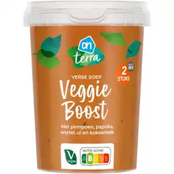 Albert Heijn AH Verse soep veggie boost met pompoen aanbieding