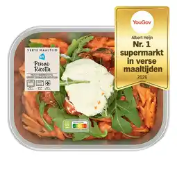 Albert Heijn AH Verse maaltijd penne ricotta aanbieding