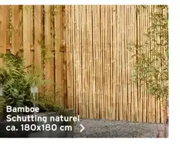 GAMMA Bamboe Schutting naturel aanbieding