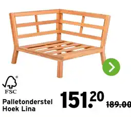 GAMMA Palletonderstel Hoek Lina aanbieding