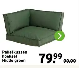 GAMMA Palletkussen hoekset Hidde groen aanbieding