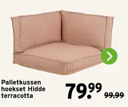 GAMMA Palletkussen hoekset Hidde terracotta aanbieding