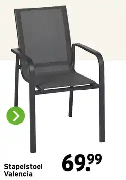 GAMMA Stapelstoel Valencia aanbieding