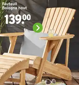 GAMMA Fauteuil Bologna hout aanbieding