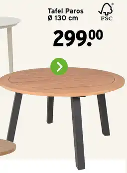 GAMMA Tafel Paros aanbieding