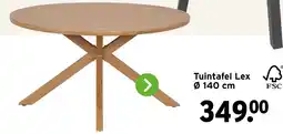 GAMMA Tuintafel Lex aanbieding