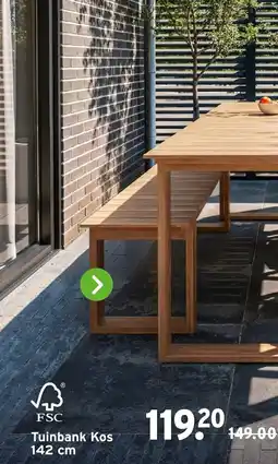 GAMMA Tuinbank Kos aanbieding