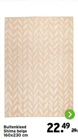 GAMMA Buitenkleed Shima beige aanbieding