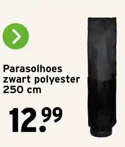 GAMMA Parasolhoes zwart polyester aanbieding