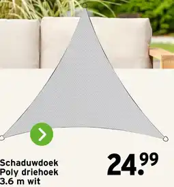 GAMMA Schaduwdoek Poly driehoek aanbieding
