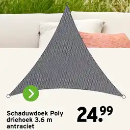 GAMMA Schaduwdoek Poly driehoek aanbieding