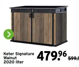 GAMMA Keter Signature Walnut aanbieding