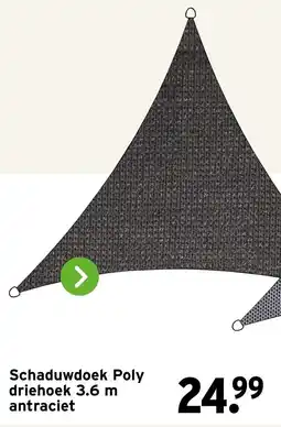 GAMMA Schaduwdoek Poly driehoek aanbieding