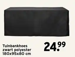 GAMMA Tuinbankhoes zwart polyester aanbieding