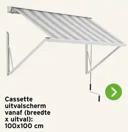 GAMMA Cassette uitvalscherm aanbieding