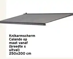 GAMMA Knikarmscherm Calando op maat aanbieding