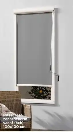GAMMA Ritsscreen zonnescherm aanbieding