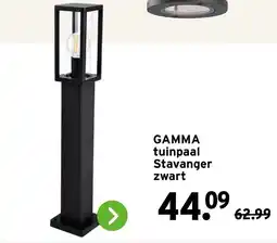 GAMMA GAMMA tuinpaal Stavanger zwart aanbieding