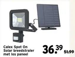 GAMMA Calex Spot On Solar breedstraler met los paneel aanbieding