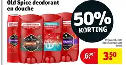 Kruidvat Old Spice deodorant en douche aanbieding