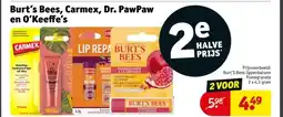 Kruidvat Burt's Bees, Carmex, Dr. PawPaw en O'Keeffe's aanbieding