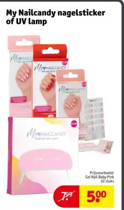 Kruidvat My Nailcandy nagelsticker of UV lamp aanbieding