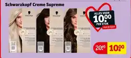 Kruidvat Schwarzkopf Creme Supreme aanbieding