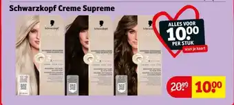 Kruidvat Schwarzkopf Creme Supreme aanbieding