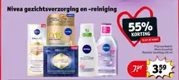Kruidvat Nivea gezichtsverzorging en -reiniging aanbieding