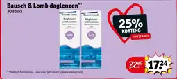 Kruidvat Bausch & Lomb daglenzen aanbieding