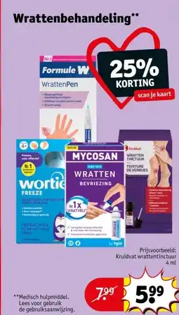 Kruidvat Wrattenbehandeling aanbieding