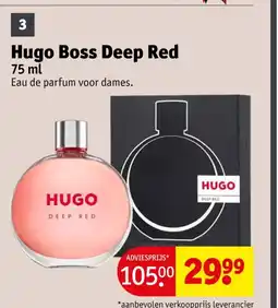 Kruidvat Hugo Boss Deep Red aanbieding