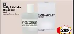 Kruidvat Zadig & voltaire this is her! aanbieding