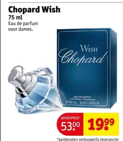 Kruidvat Chopard Wish aanbieding