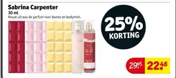 Kruidvat Sabrina Carpenter aanbieding