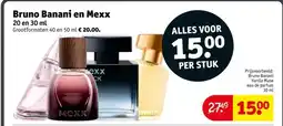 Kruidvat Bruno Banani en Mexx aanbieding