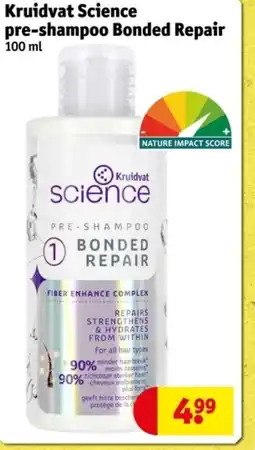 Kruidvat Kruidvat Science pre-shampoo Bonded Repair aanbieding