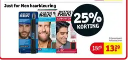 Kruidvat Just for Men haarkleuring aanbieding