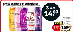 Kruidvat Elvive shampoo en conditioner aanbieding