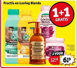 Kruidvat Fructis en Loving Blends aanbieding