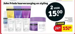 Kruidvat John Frieda haarverzorging en styling aanbieding