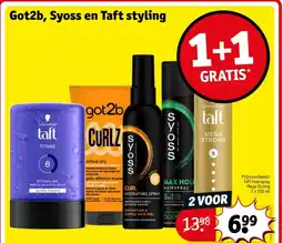 Kruidvat GotZb, Syoss en Taft styling aanbieding