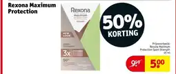 Kruidvat Rexona Maximum Protection aanbieding