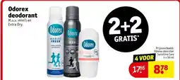 Kruidvat Odorex deodorant aanbieding