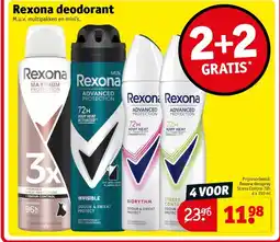 Kruidvat Rexona deodorant aanbieding