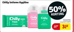 Kruidvat Chilly Intieme Hygiëne aanbieding