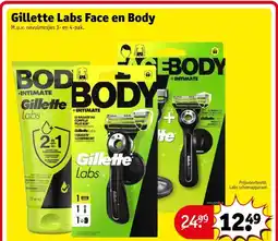 Kruidvat Gillette Labs Face en Body aanbieding