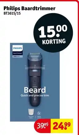 Kruidvat Philips Baardtrimmer BT3615/15 aanbieding
