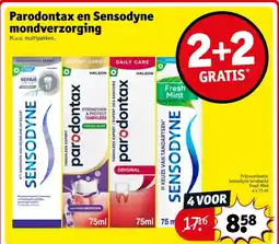 Kruidvat Parodontax en Sensodyne mondverzorging aanbieding