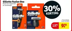Kruidvat Gillette Fusion One aanbieding